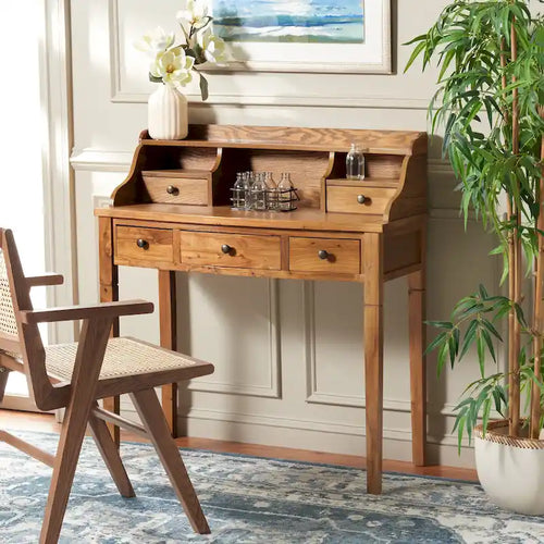 SAFAVIEH Leana 5-Drawer Work Office Writing Desk