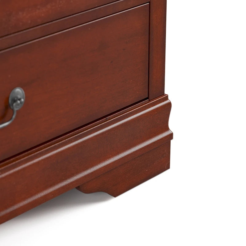 Traditional Solid Wood 6-Drawer Dresser