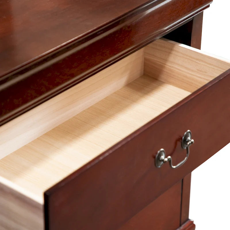 Traditional Solid Wood 6-Drawer Dresser