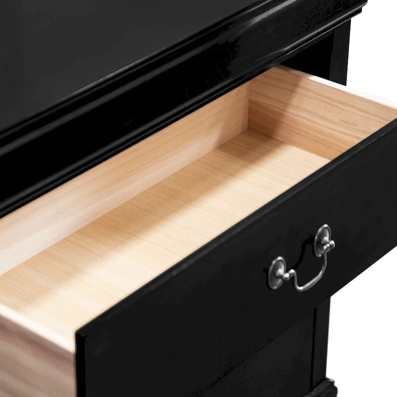 Traditional Solid Wood 6-Drawer Dresser
