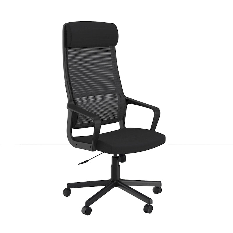 Contemporary Fabric Height Adjustable Ergonomic Swivel Desk Chair