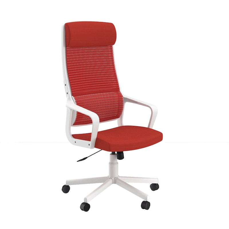 Contemporary Fabric Height Adjustable Ergonomic Swivel Desk Chair