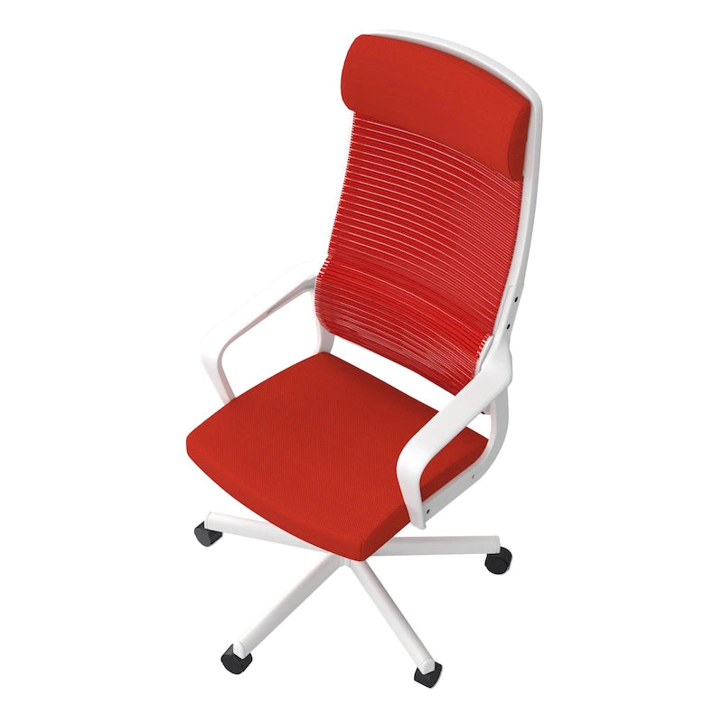Contemporary Fabric Height Adjustable Ergonomic Swivel Desk Chair