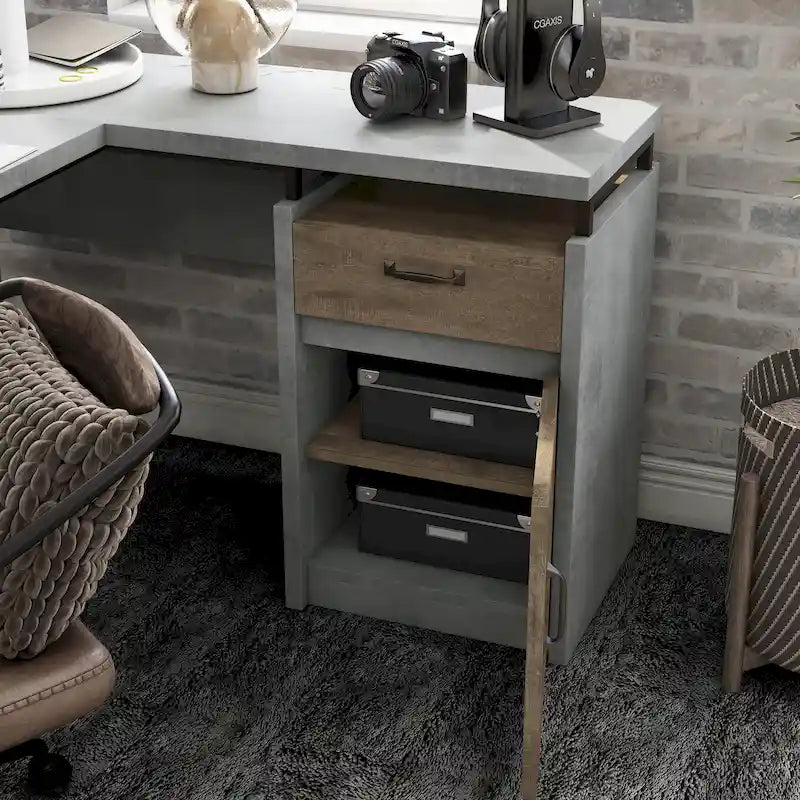 Urban 63-inch Multi-storage L-shape Desk