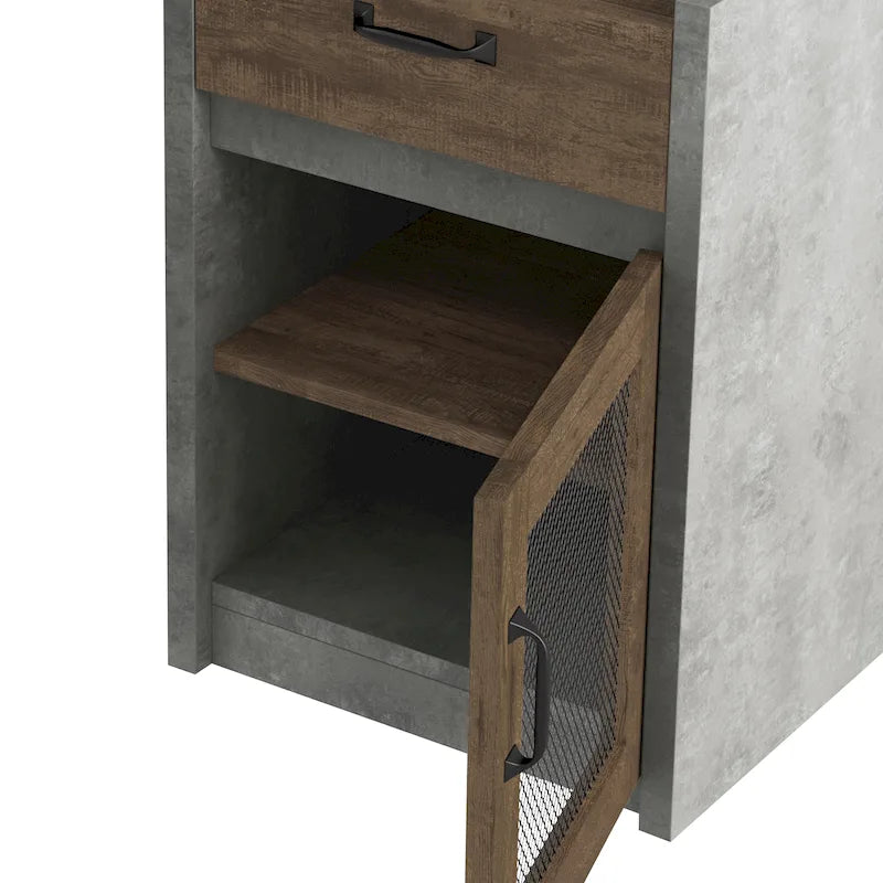 Urban 63-inch Multi-storage L-shape Desk