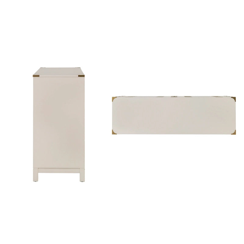 Gold Accent Campaign Dresser