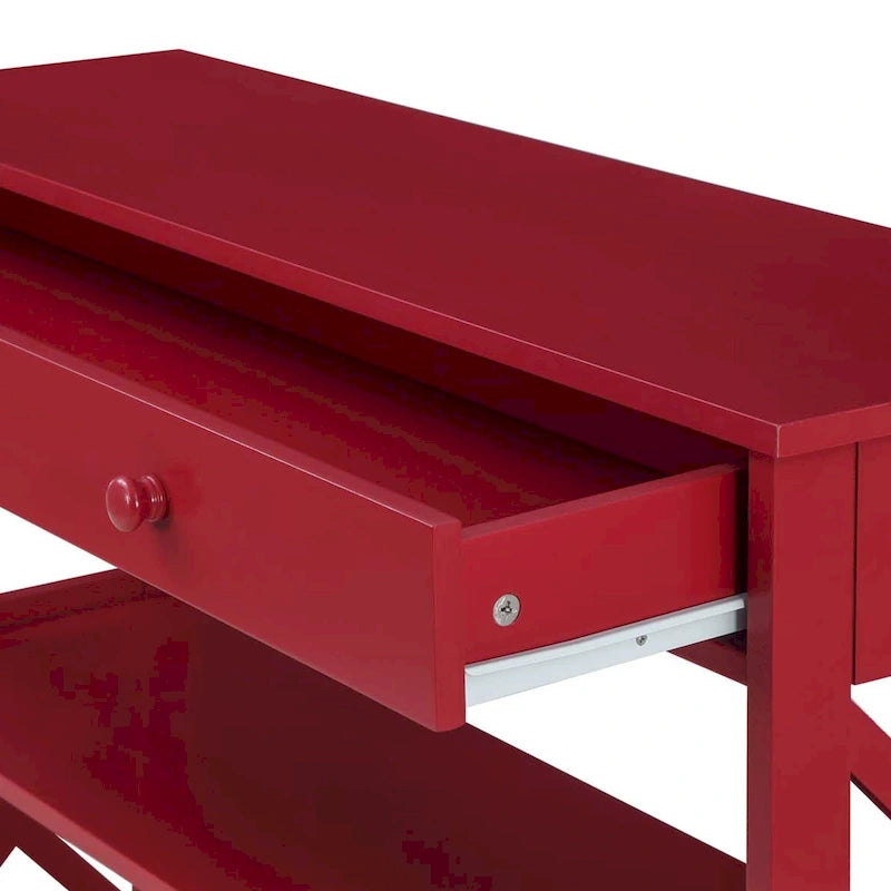 Oxford 1 Drawer Console Table with Shelves