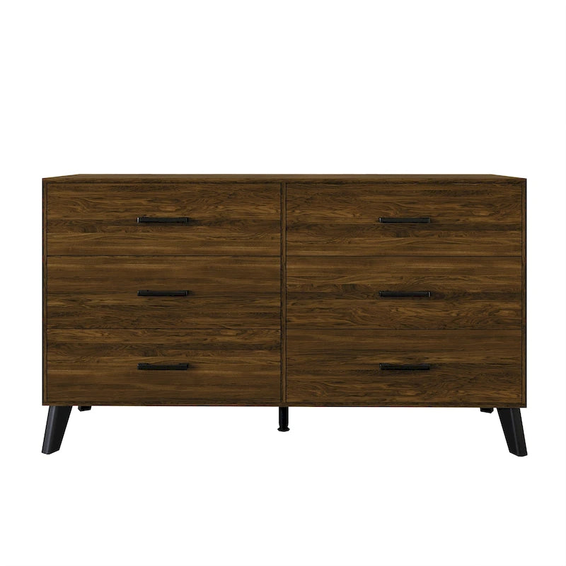Classic Style 6-Drawers Wooden Dresser