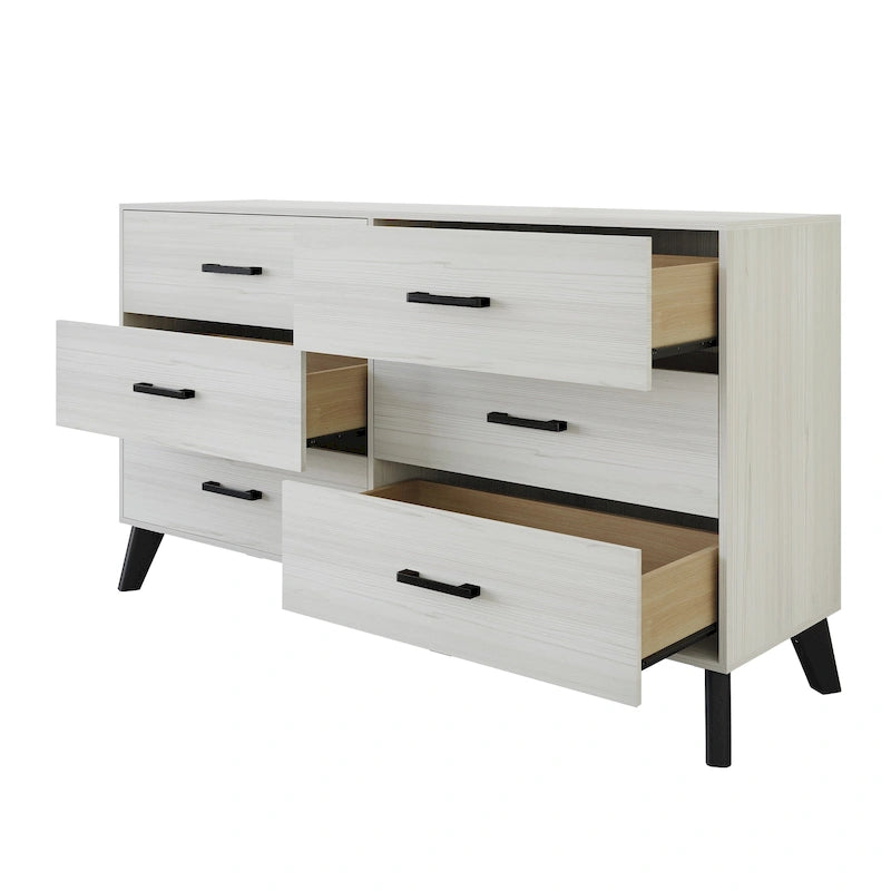 Classic Style 6-Drawers Wooden Dresser