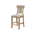 Handwoven Rattan Farmhouse Counter Stool