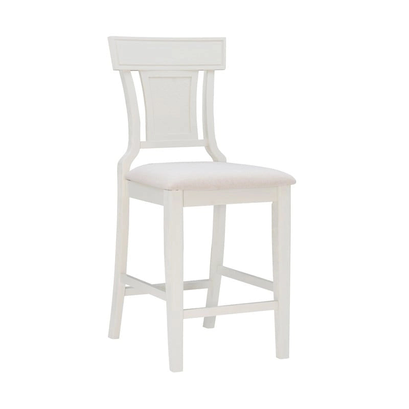 Handwoven Rattan Farmhouse Counter Stool