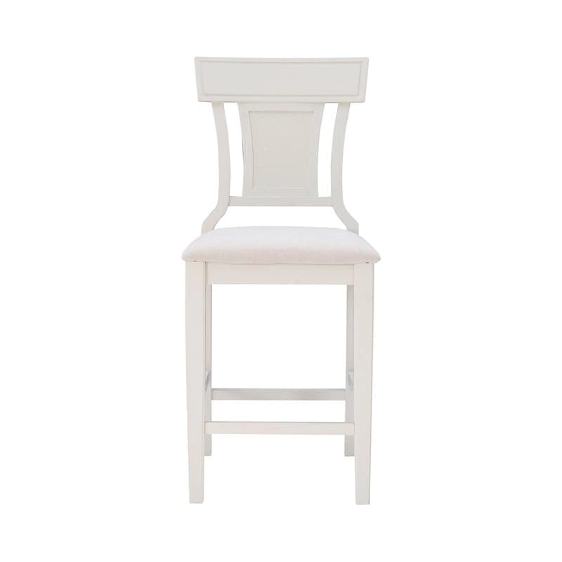 Handwoven Rattan Farmhouse Counter Stool