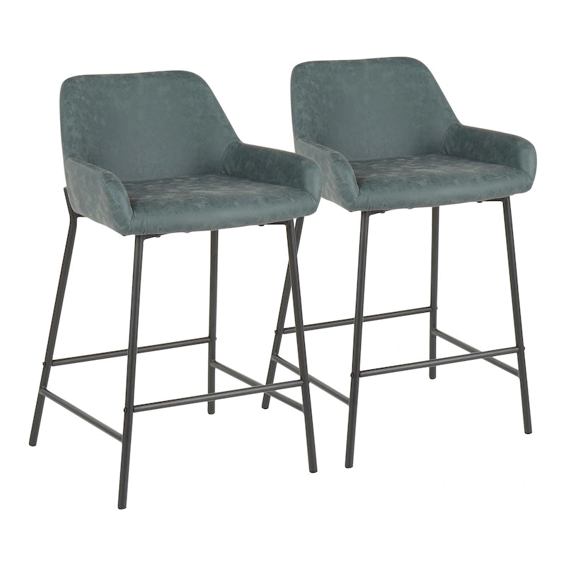 Industrial Counter Stools (Set of 2)