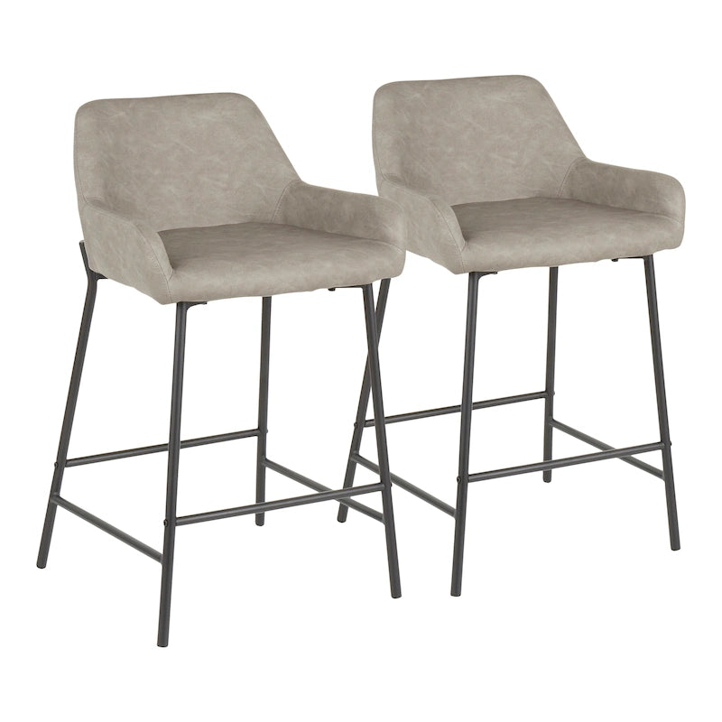 Industrial Counter Stools (Set of 2)