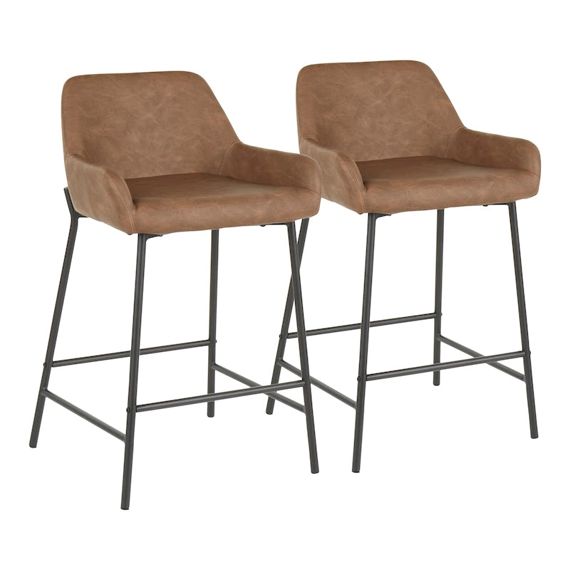 Industrial Counter Stools (Set of 2)