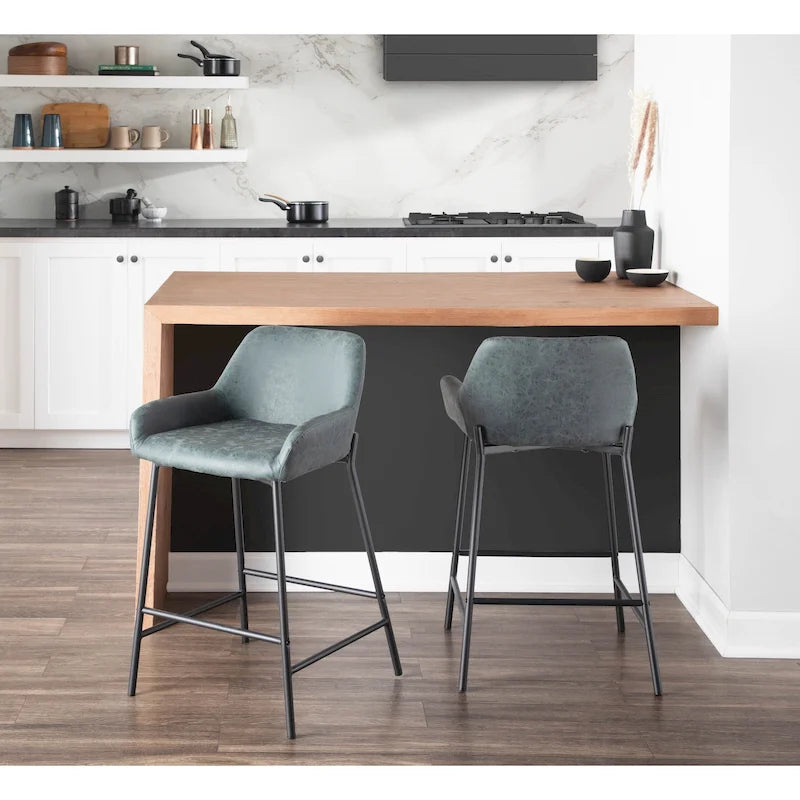 Industrial Counter Stools (Set of 2)