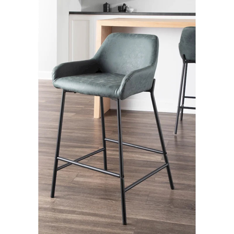Industrial Counter Stools (Set of 2)