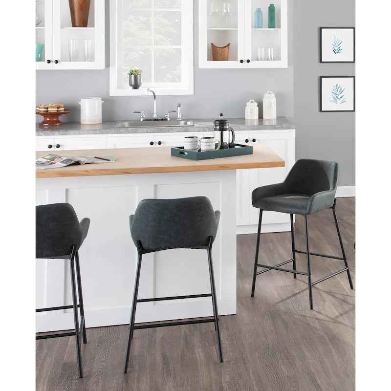 Industrial Counter Stools (Set of 2)