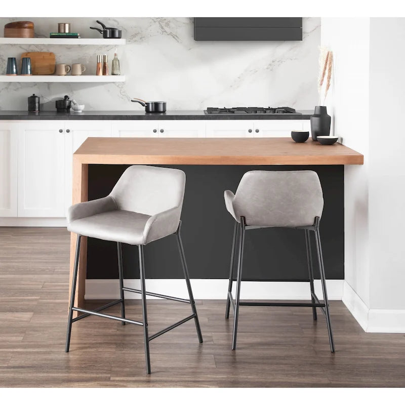 Industrial Counter Stools (Set of 2)