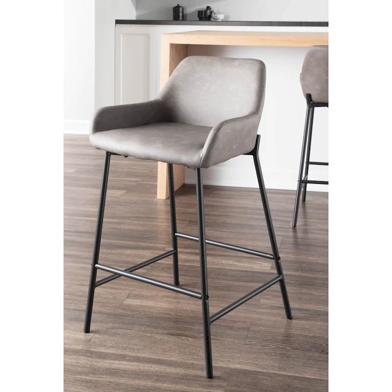 Industrial Counter Stools (Set of 2)