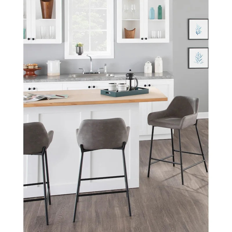 Industrial Counter Stools (Set of 2)