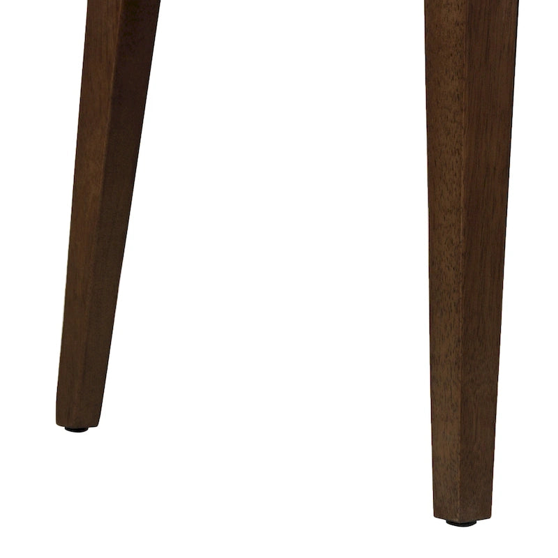 Solid Wood Upholstered Dining Chairs (Set of 2)