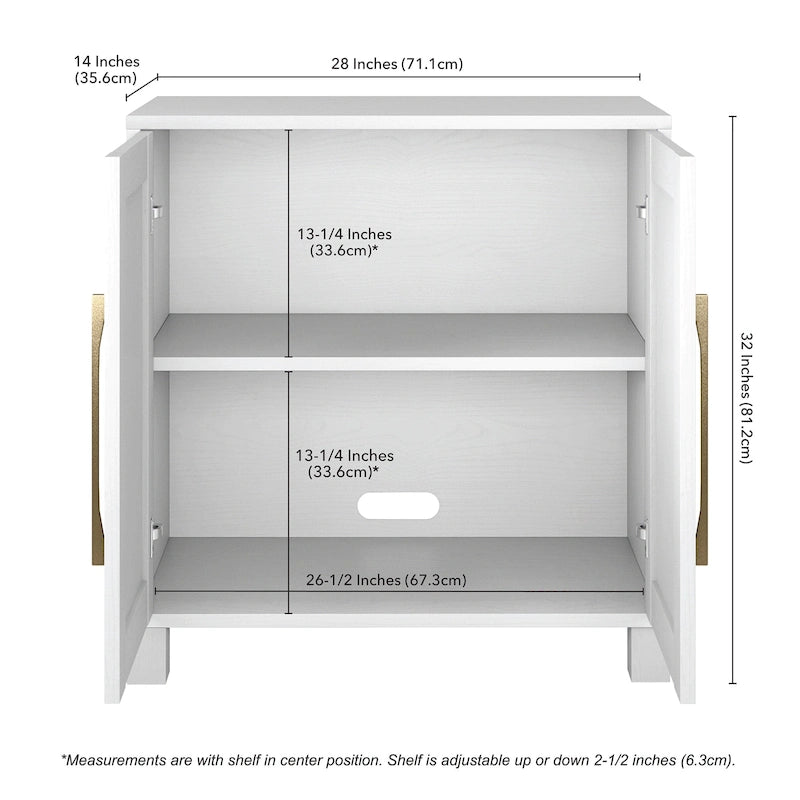 28 Wide Rectangular Accent Cabinet - 28 Wide