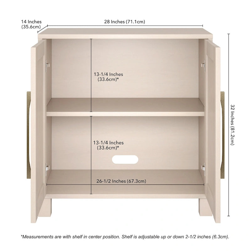 28 Wide Rectangular Accent Cabinet - 28 Wide