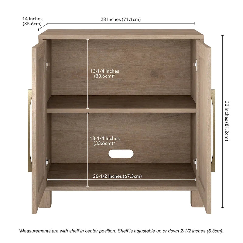 28 Wide Rectangular Accent Cabinet - 28 Wide