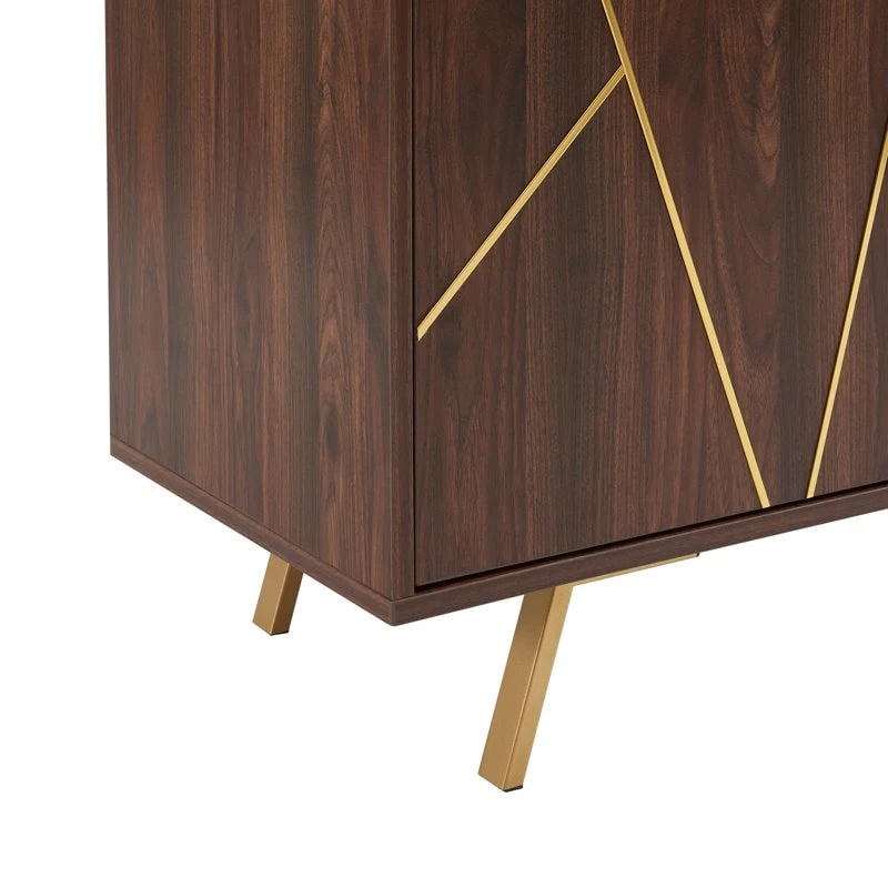 63 W Wood Buffets and Sideboards Storage Cabinet