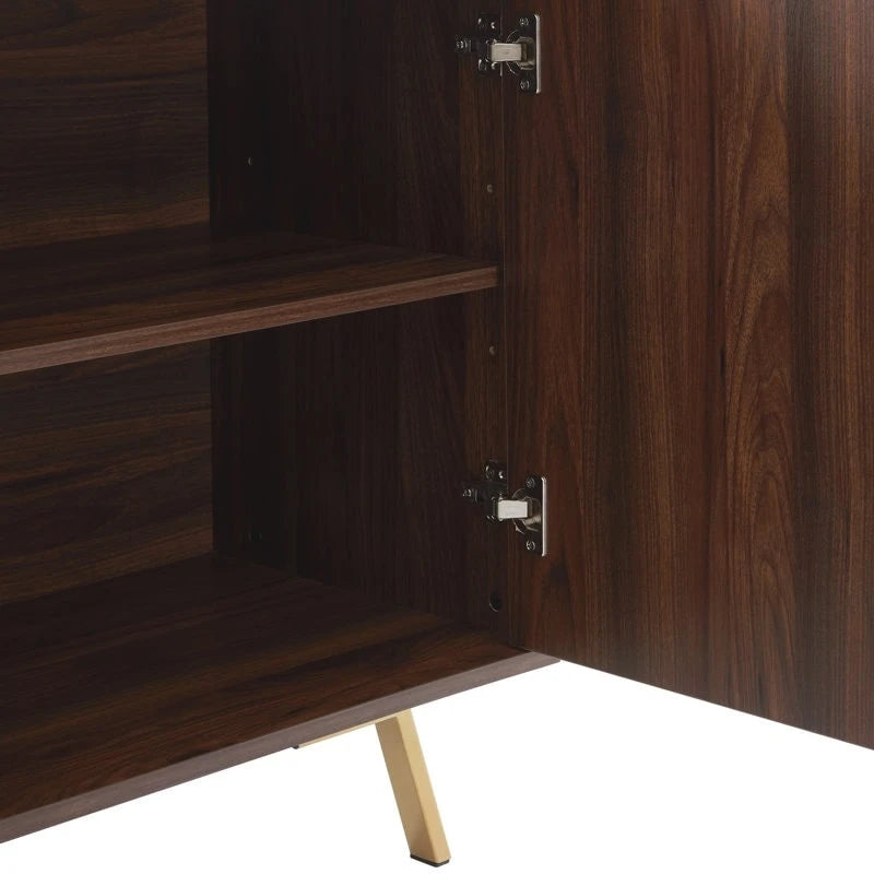 63 W Wood Buffets and Sideboards Storage Cabinet