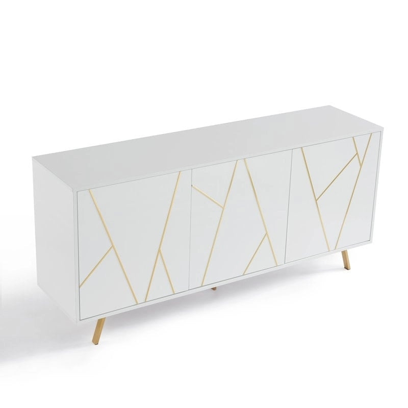 63 W Wood Buffets and Sideboards Storage Cabinet