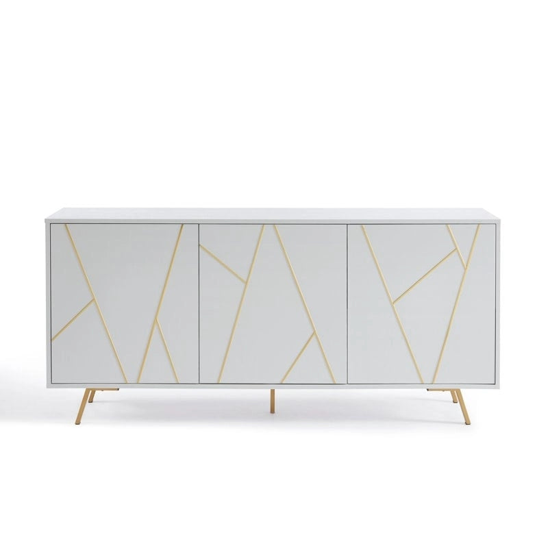 63 W Wood Buffets and Sideboards Storage Cabinet