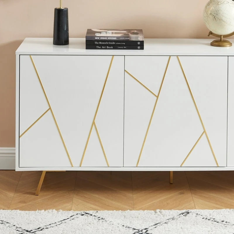 63 W Wood Buffets and Sideboards Storage Cabinet