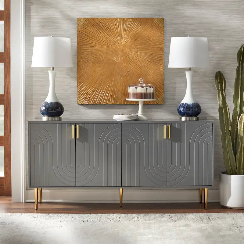 Mid-Century Four Door Sideboard/Buffet