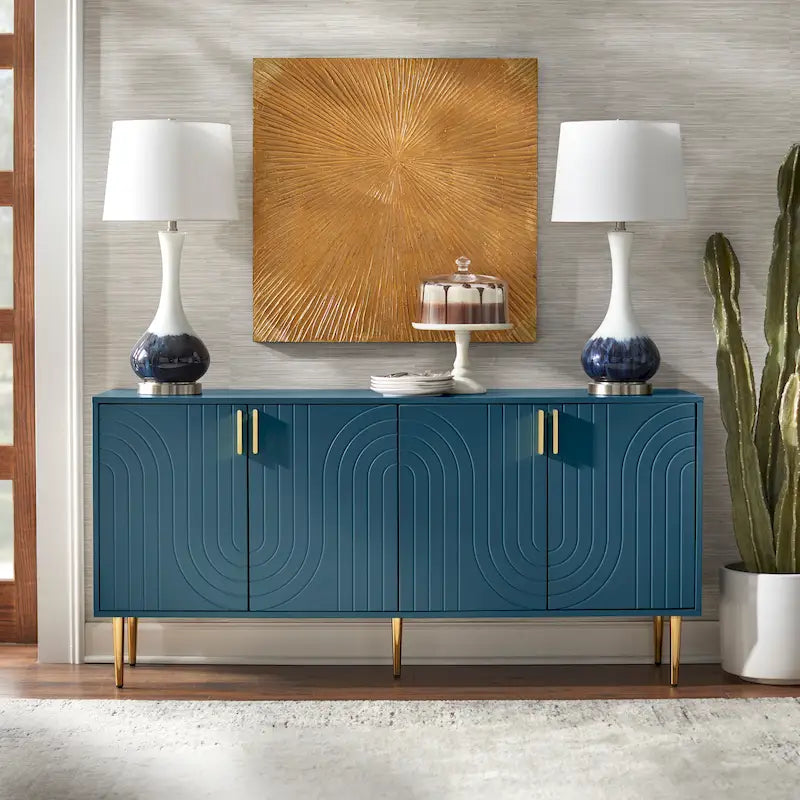 Mid-Century Four Door Sideboard/Buffet