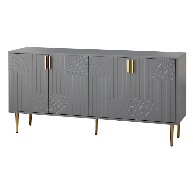 Mid-Century Four Door Sideboard/Buffet