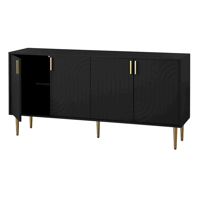 Mid-Century Four Door Sideboard/Buffet