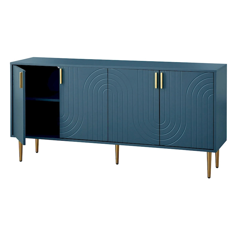 Mid-Century Four Door Sideboard/Buffet