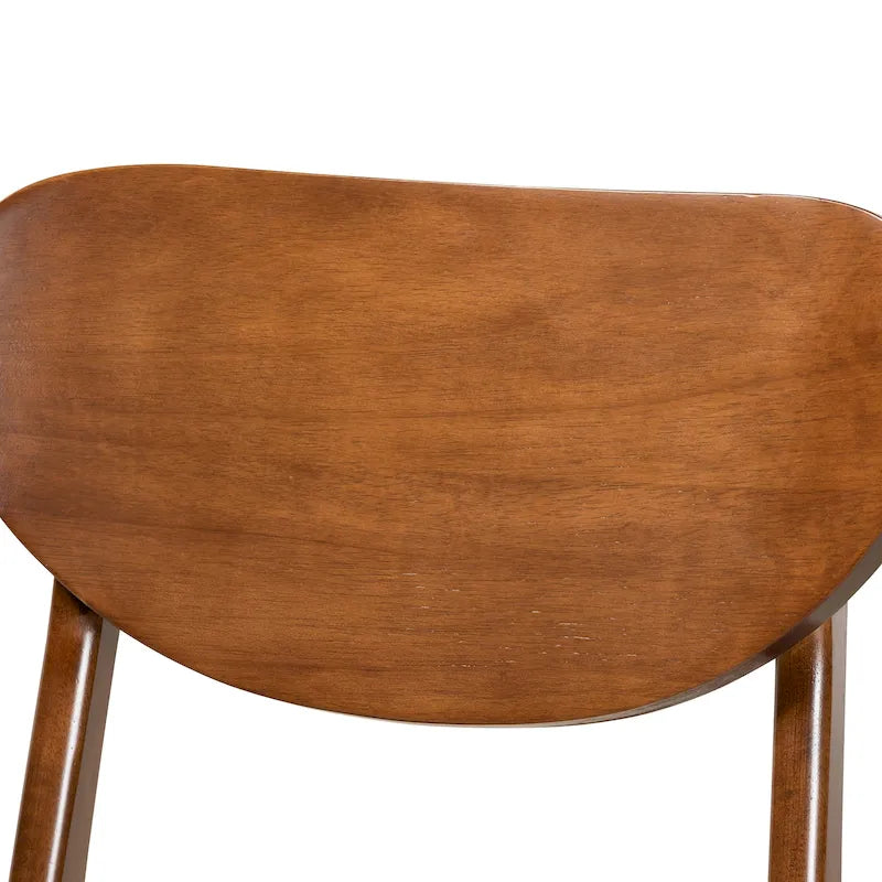 Mid-Century Modern 2-Piece Dining Chair Set