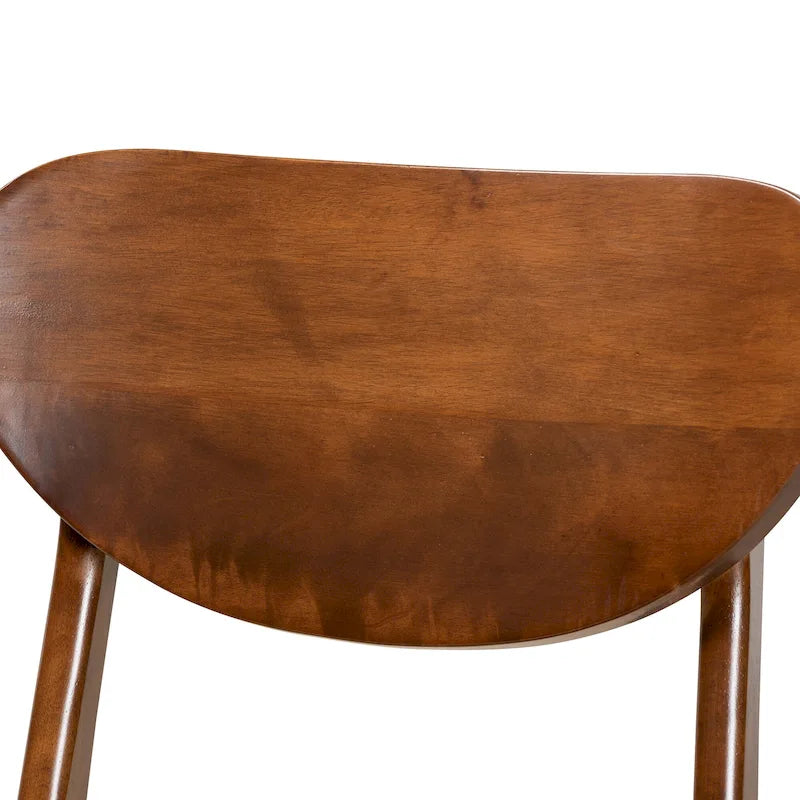 Mid-Century Modern 2-Piece Dining Chair Set