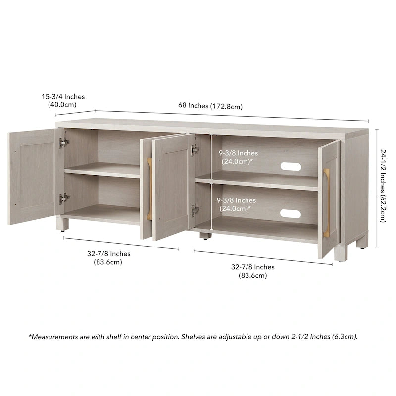 Rectangular TV Stand for TV's up to 75