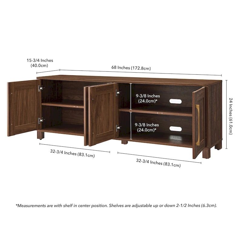 Rectangular TV Stand for TV's up to 75