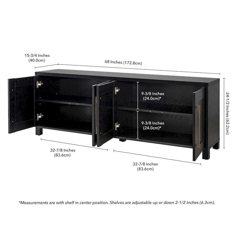 Rectangular TV Stand for TV's up to 75