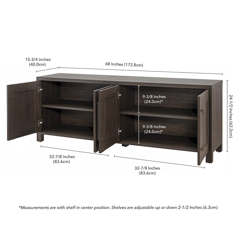 Rectangular TV Stand for TV's up to 75