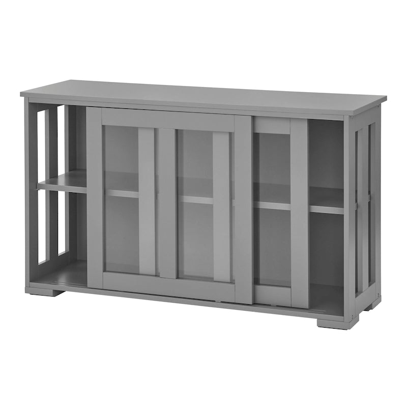 Sliding Glass Door Stackable China Cabinet