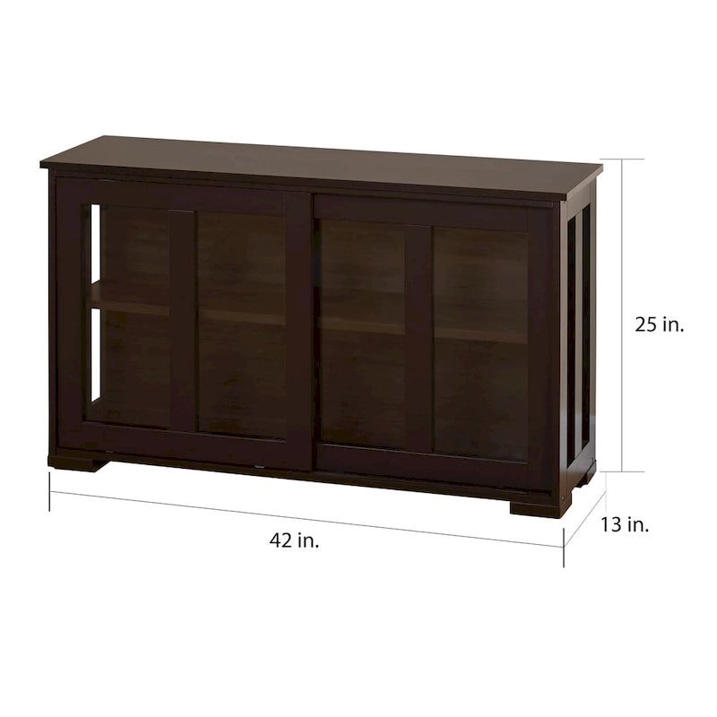 Sliding Glass Door Stackable China Cabinet