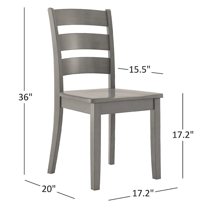 Wood Dining Chairs (Set of 2)