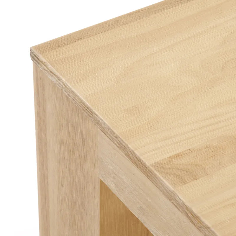 Modern Rectangular Coffee Table with Shelf