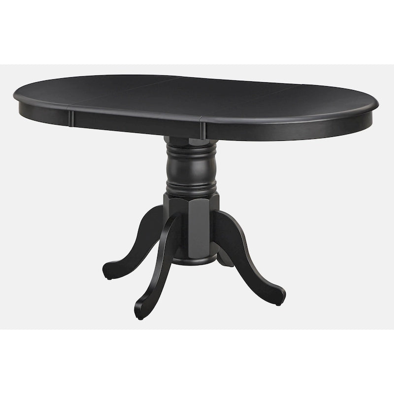 Farmhouse Solid Wood Dining Table with Extension Leaf